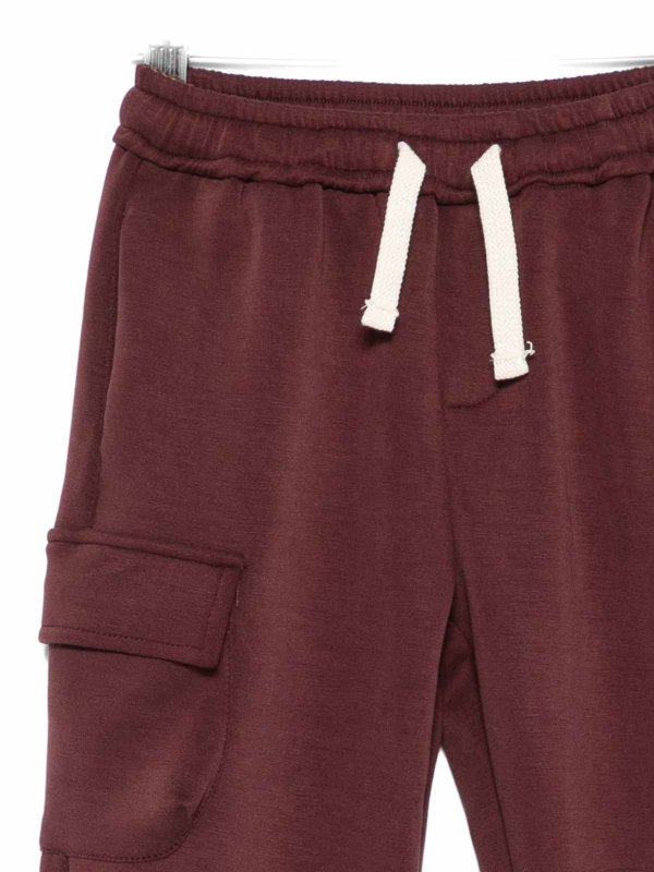 The Best Shops LULU BY MISS GRANT: カジュアルトラウザー - カジュアルパンツ - ダークレッド