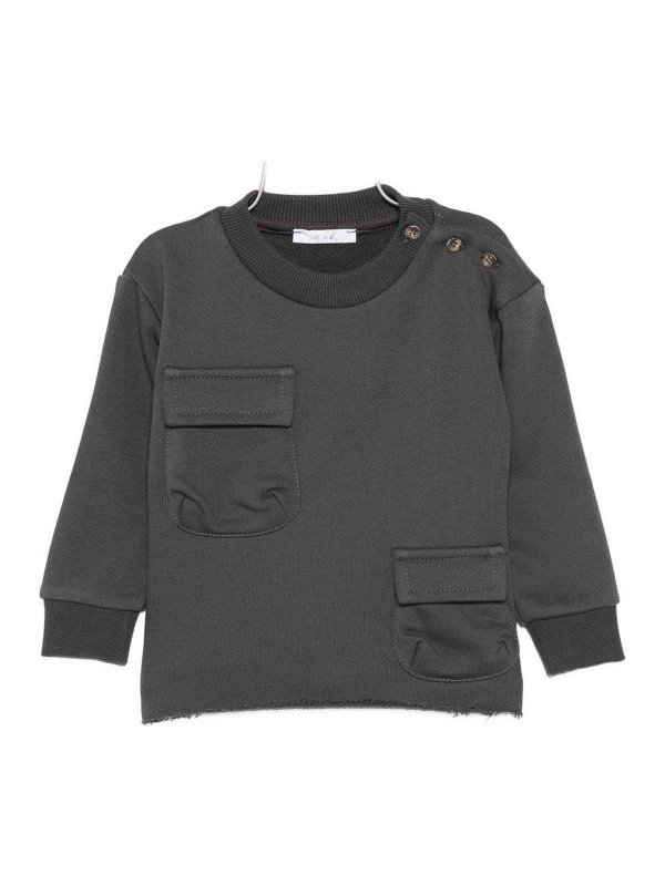 LULU BY MISS GRANT: Sweatshirts & Pulls - Sweat-Shirts - Gris