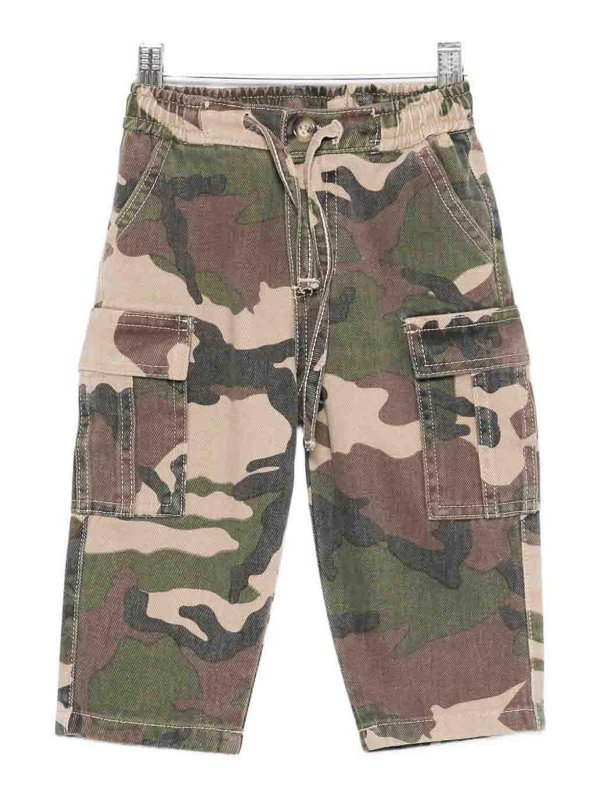 LULU BY MISS GRANT: casual trousers - Camouflage trousers