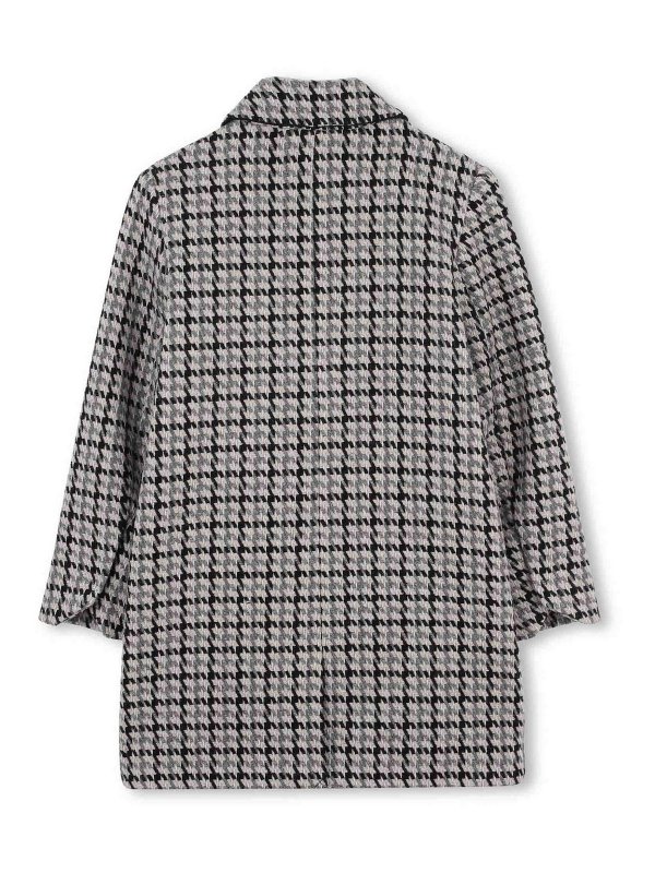 ZADIG&VOLTAIRE: knee length coats online - Coat With Houndstooth Pattern