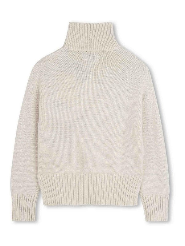 ZADIG&VOLTAIRE: Strickpullover mit Rundhalsausschnitt online - Rundhalspullover - Beige