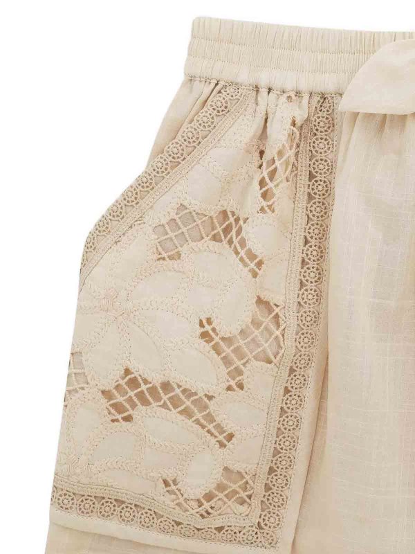 Shorts With Lace shop online: ZIMMERMANN