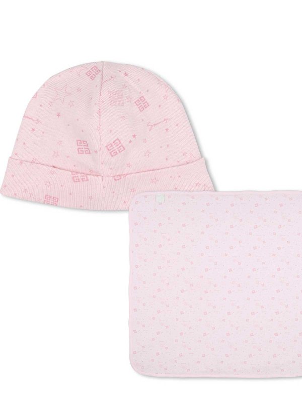 GIVENCHY: blankets & throws online - 2 Piece Set With Logo