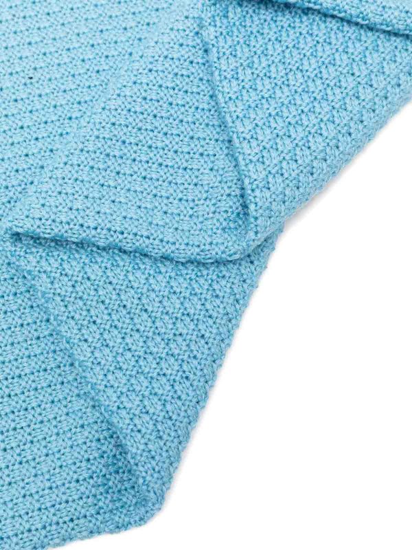 The Best Shops LITTLE BEAR: ブランケット＆毛布 - スロー/ブランケット - ブルー