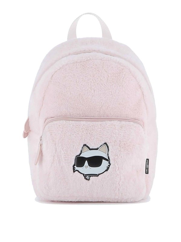KARL LAGERFELD: Mochilas - Mochila - Color Carne Y Neutral