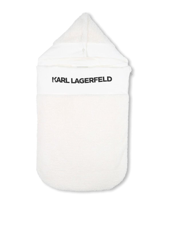 KARL LAGERFELD: Mantas y Colchas - Manta - Crema
