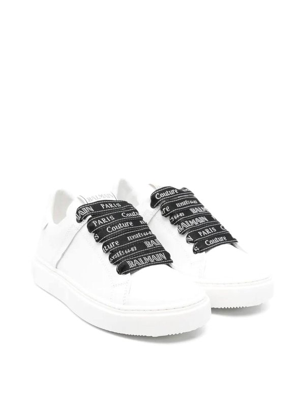 Balmain: Sneaker - Sneaker - Weiß