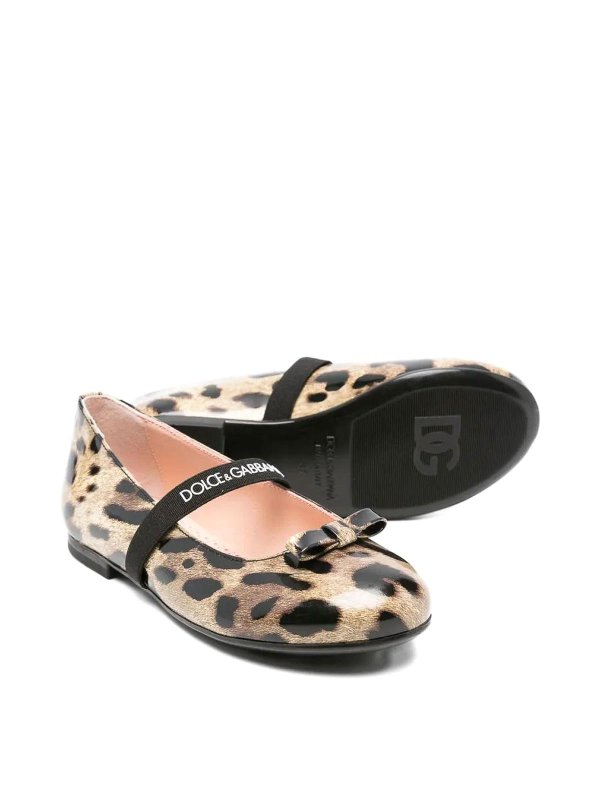 Dolce & Gabbana Jr: flat shoes online - Dancer With Logo