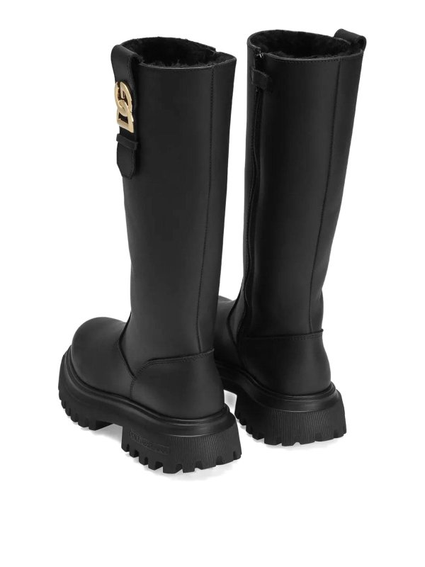 Dolce & Gabbana Jr: Bottes online - Bottes - Noir