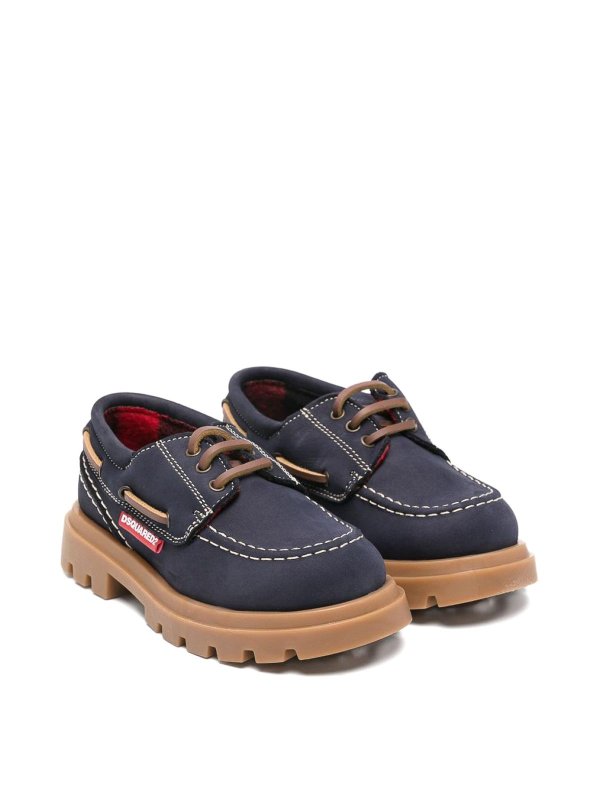 DSQUARED2: Mocasines y Zapatillas - Mocasines - Azul