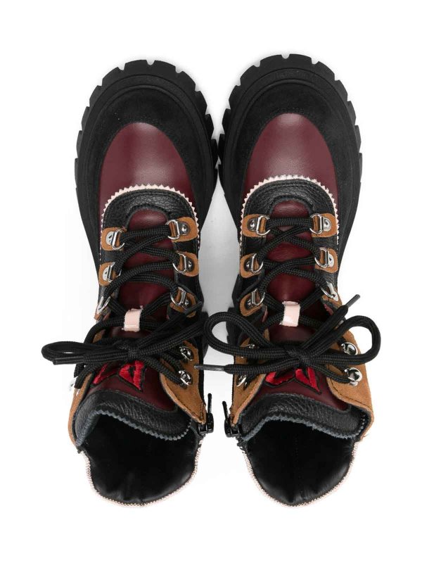 The Best Shops DSQUARED2: Botas - Botas - Rojo Oscuro