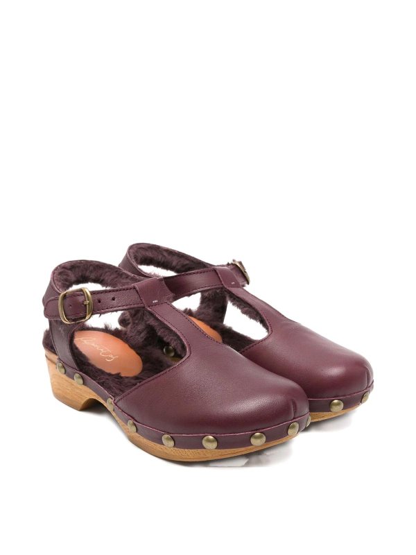 ELI 1957: mules shoes - Clogs With Fur