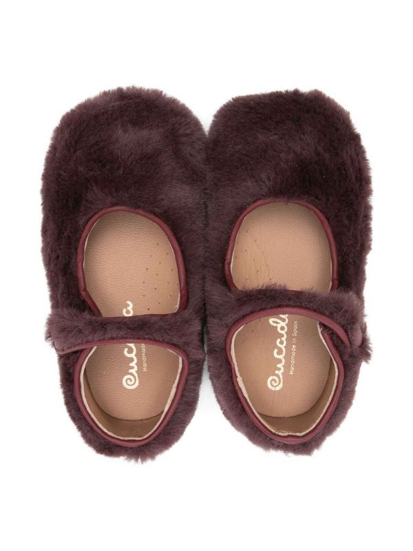 ELI 1957: flat shoes online - Dancer In Fur