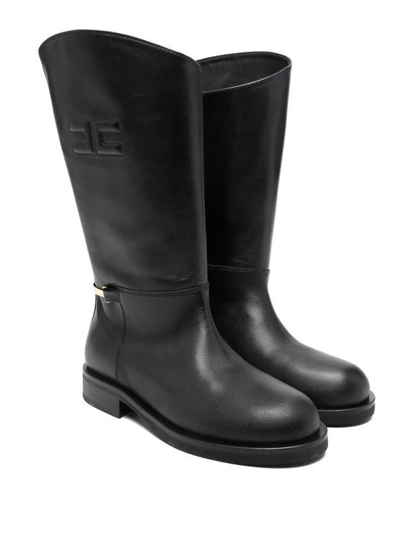 ELISABETTA FRANCHI: Botas - Botas - Negro