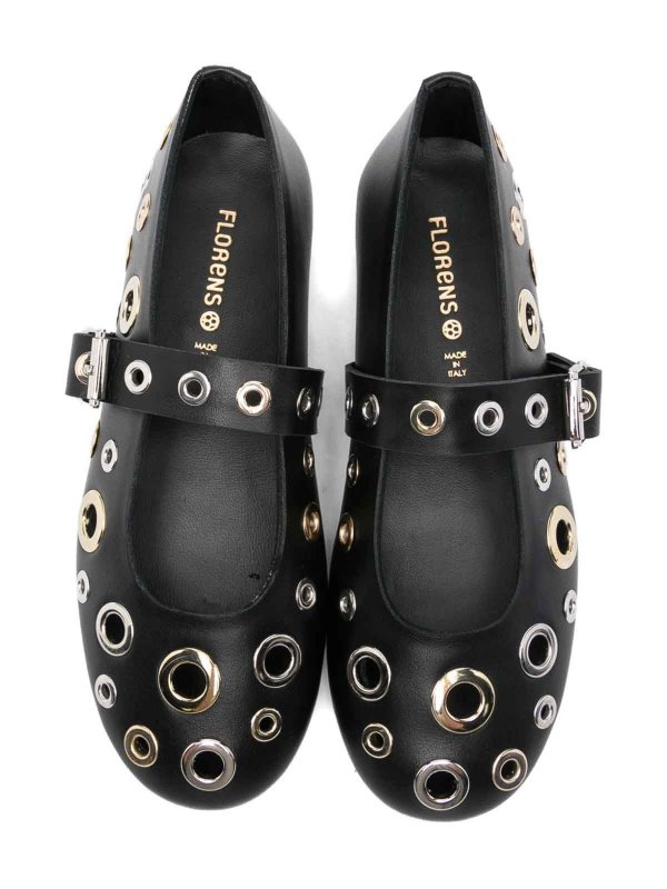 The Best Shops FLORENS: フラットシューズ - フラットシューズ - 黒