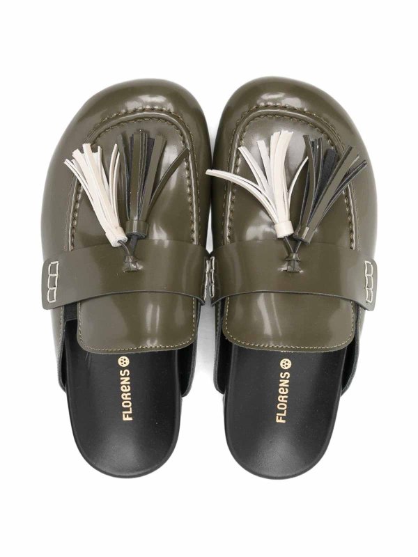 The Best Shops FLORENS: Mules - Mules - Grün