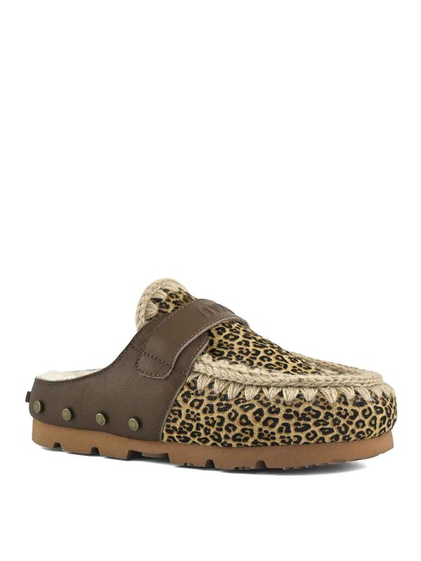 MOU: Zapatos chinelas - Chinelas - Marrón