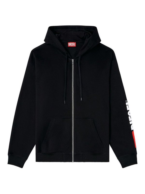 DIESEL: Sweatshirts & Sweaters - Logo Hoodie