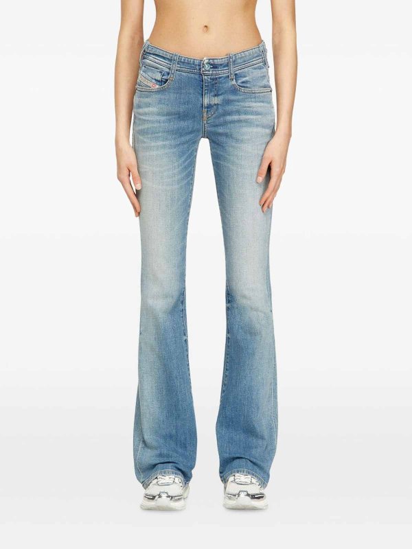 The Best Shops DIESEL: Straight Leg Jeans - Straight Leg Jeans - Blau