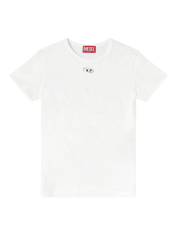 DIESEL: Camisetas - Camiseta - Blanco