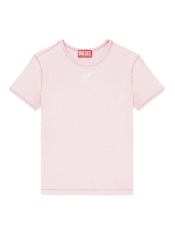 DIESEL: T-shirts - T-Shirt - Couleur Chair