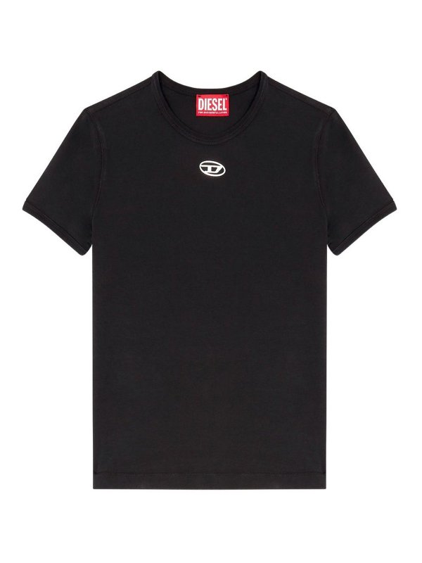 DIESEL: T-shirts - T-Shirt - Schwarz