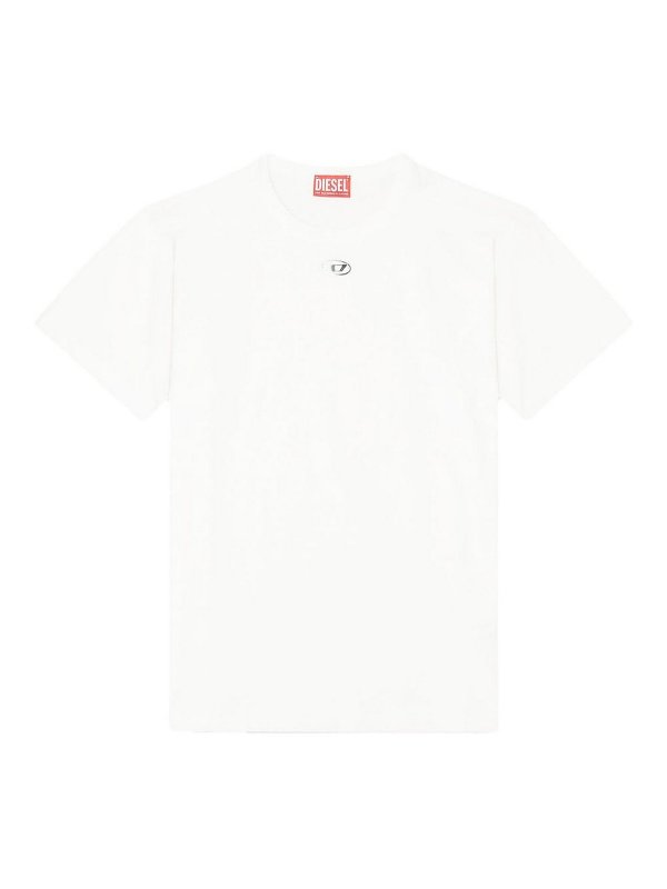 DIESEL: Camisetas - Camiseta - Blanco