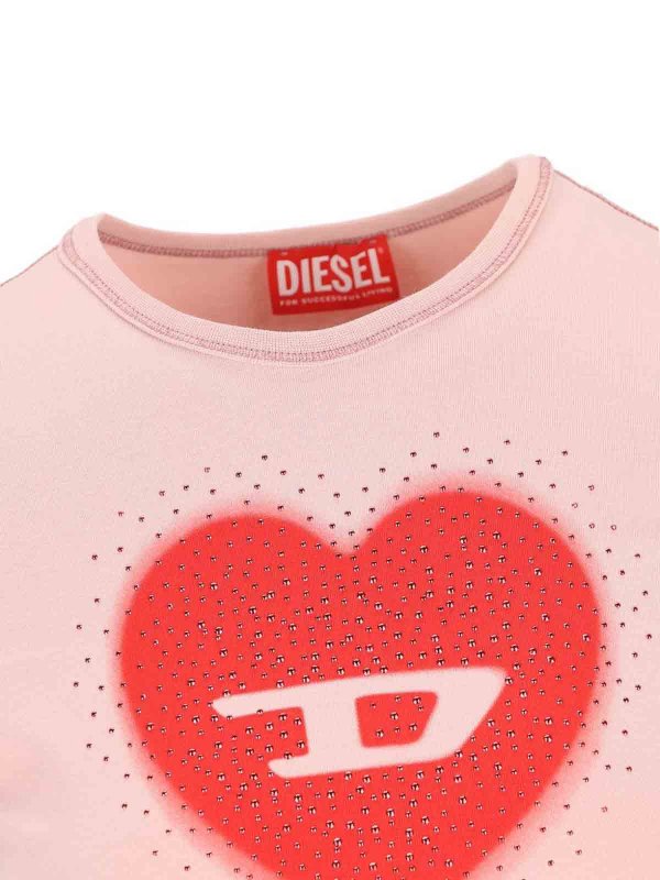 Camiseta - Color Carne Y Neutral shop online: DIESEL