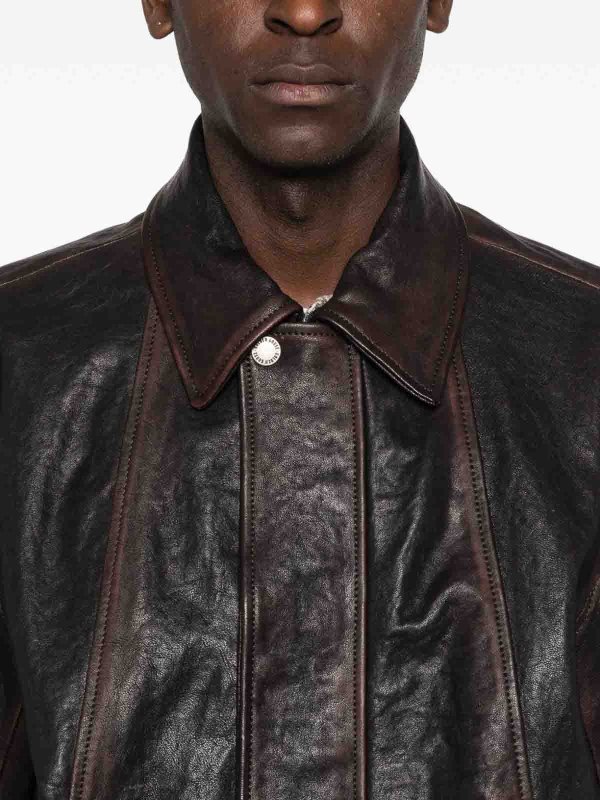 GOLDEN GOOSE: Chaquetas casual online - Chaqueta Casual - Marrón