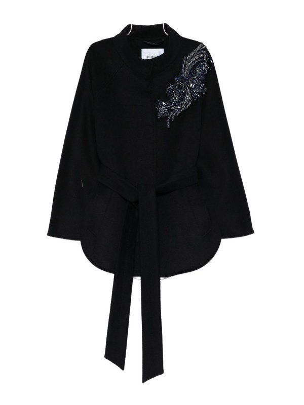 BLUGIRL: ニーレングスコート - 膝丈コート - 黒