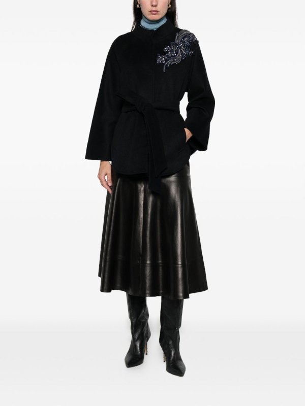 The Best Shops BLUGIRL: ニーレングスコート - 膝丈コート - 黒