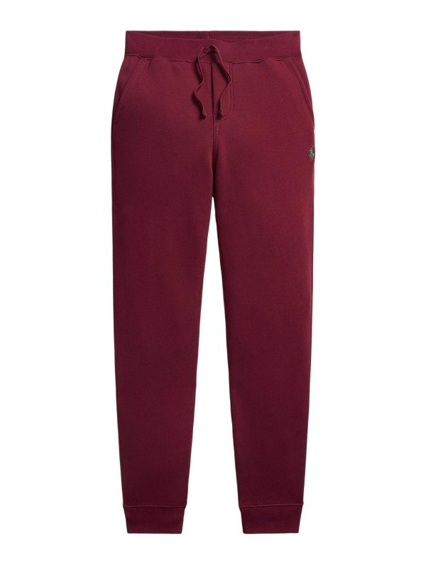 POLO RALPH LAUREN: Pantalons de survêtement  - Pantalons De Sport - Rouge Brun