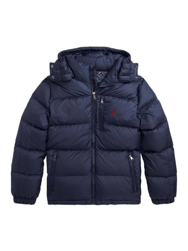 POLO RALPH LAUREN: Kurze Daunenjacken - Daunenjacke - Blau