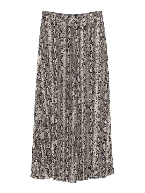 MICHAEL KORS: Faldas media pierna y semilargas - Falda Semilarga - Beis