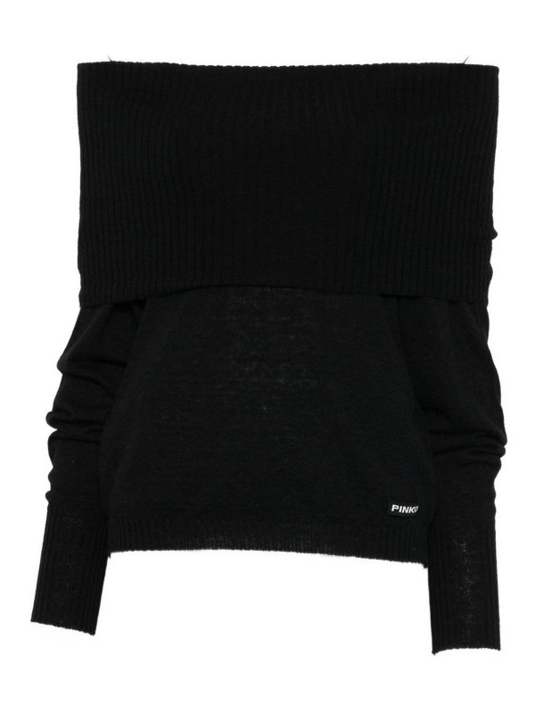 Pinko: Pull col rond - Pull Col Rond - Noir