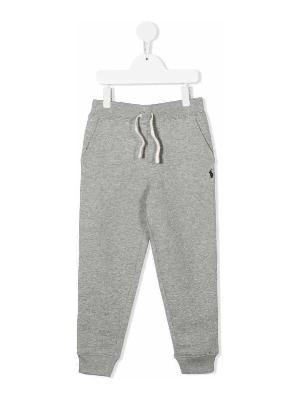 POLO RALPH LAUREN: Pantalons de survêtement  - Pantalons De Sport - Gris