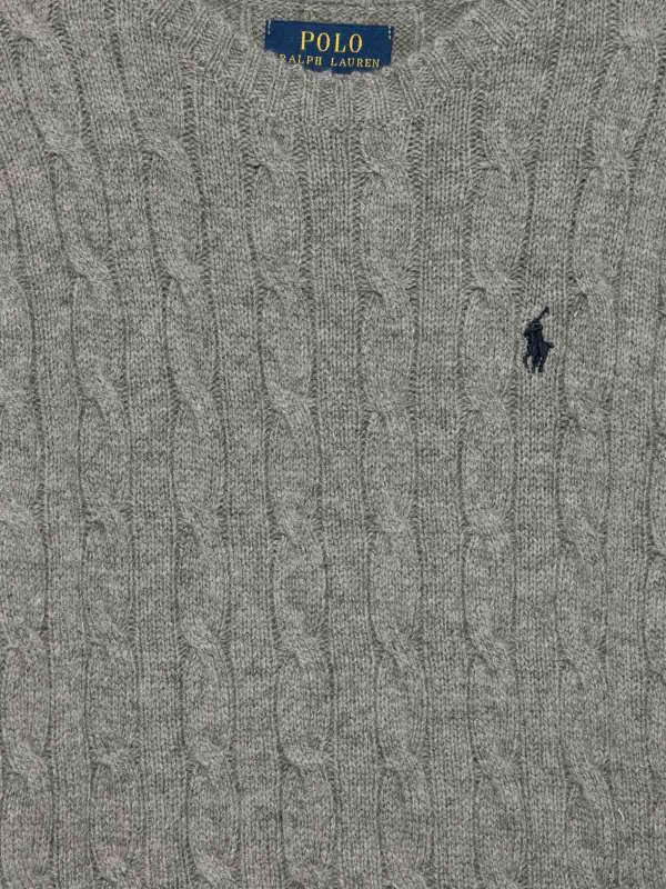 POLO RALPH LAUREN: Suéteres con cuello pico online - Suéter Cuello Redondo - Gris