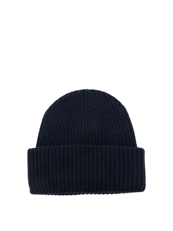 MC2 SAINT BARTH: berretti online - Berretto in lana a coste blu navy