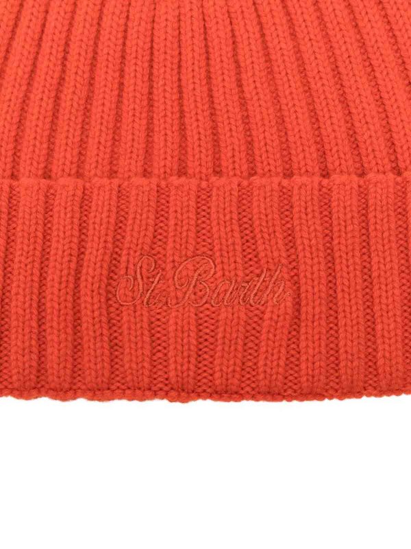 The Best Shops MC2 SAINT BARTH: ニットキャップ - ビーニー帽 - オレンジ
