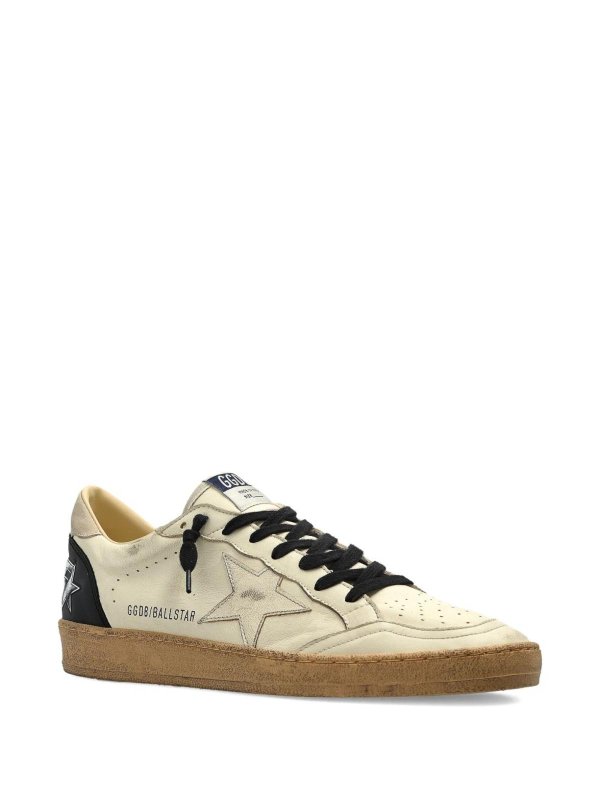 Sneakers In White Leather shop online: GOLDEN GOOSE