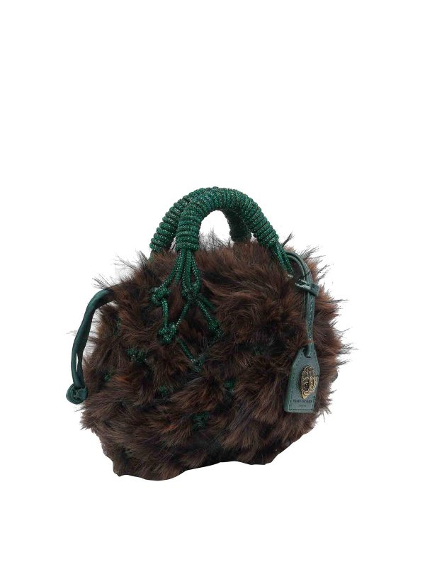 KURT GEIGER: cross body bags online - Small Macram Crystal Bag