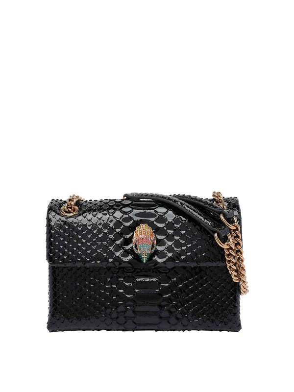 KURT GEIGER: cross body bags - Kensington Medium Snake Crossbody Bag