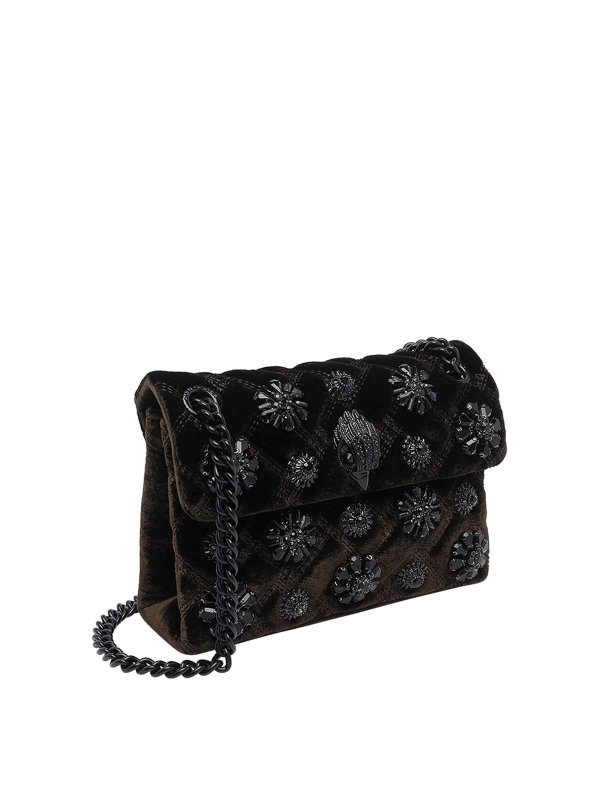 KURT GEIGER: cross body bags online - Velvet Mini Kensington Bag