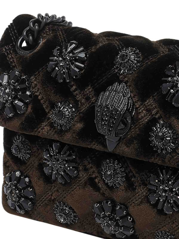 Velvet Mini Kensington Bag shop online: KURT GEIGER