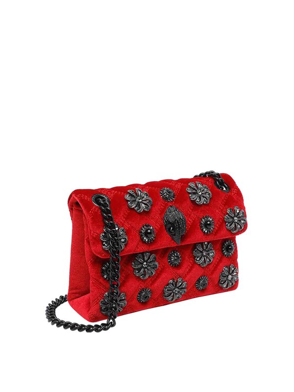 KURT GEIGER: cross body bags online - Mini Kensington Velvet Crossbody Bag