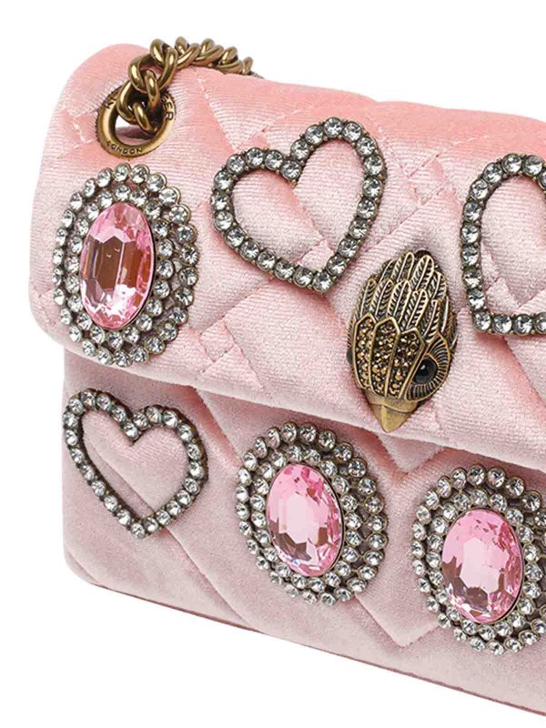 Velvet Mini Kensigton Crossbody Bag shop online: KURT GEIGER