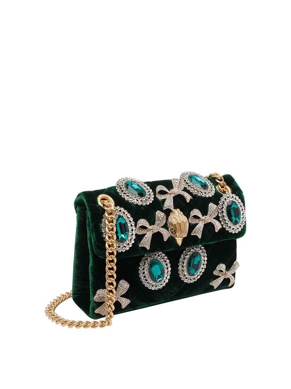 KURT GEIGER: cross body bags online - Velvet Mini Kensington Crossbody Bag