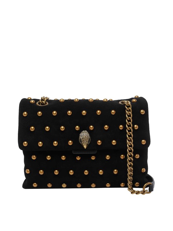 KURT GEIGER: cross body bags - Black Kensington Crossbody Bag