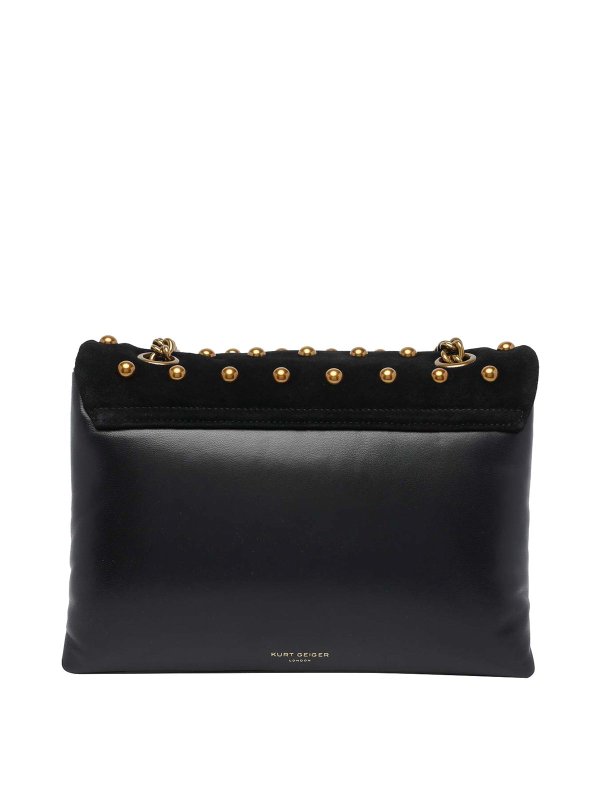 The Best Shops KURT GEIGER: cross body bags - Black Kensington Crossbody Bag