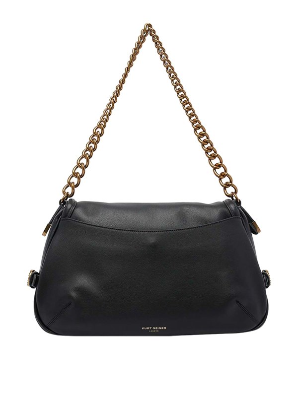 The Best Shops KURT GEIGER: shoulder bags - Black Large Chelsea Shoulder Bag